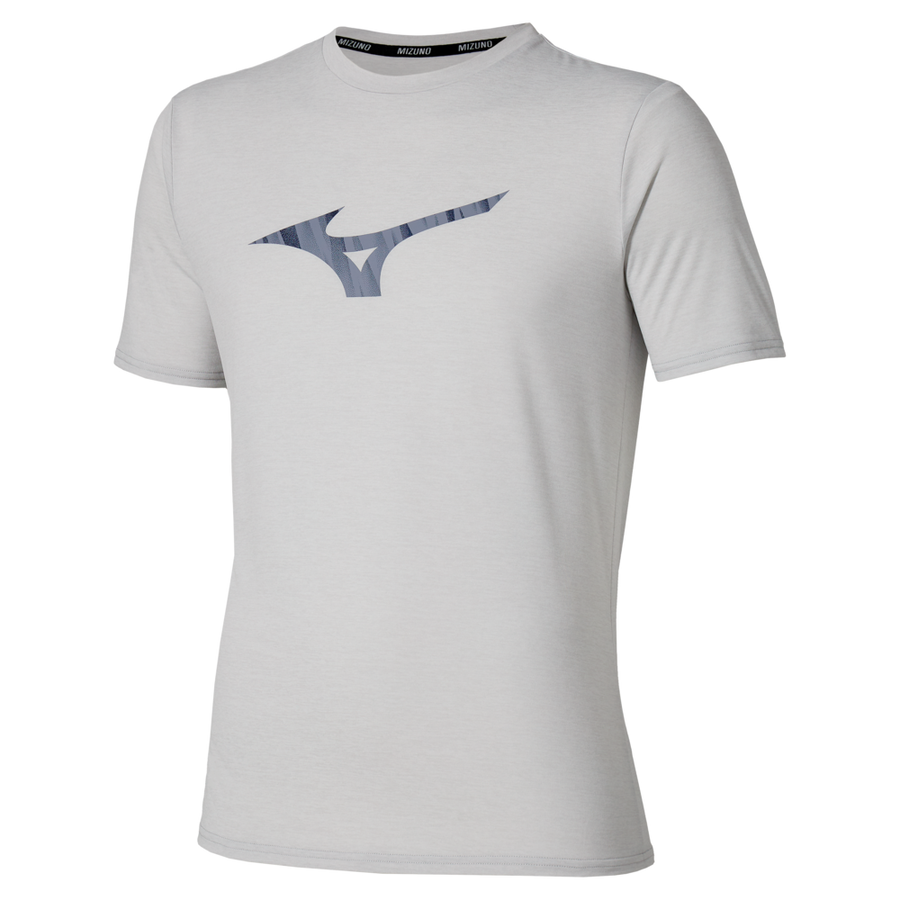 Mizuno Core Runbird Short Sleeve Tee Vapor Silver
